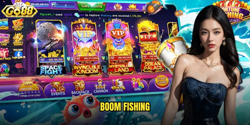 Boom Fishing go88 câu cá bùng nổ với hiệu ứng đặc sắc 1 Boom Fishing