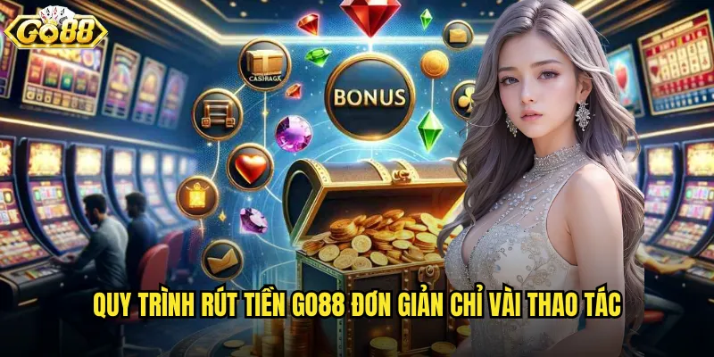 Quy trình rút tiền go88 đơn giản chỉ vài thao tác